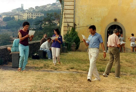 1986 · Cortona. Afternoon workshop