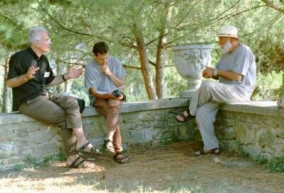 Early 2000s · Cortona. Three participants continue the conversation