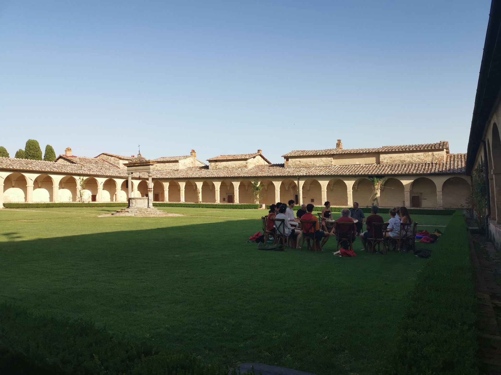 2022 · Pontignano. A workshop in the cloister at Certosa di Pontignano