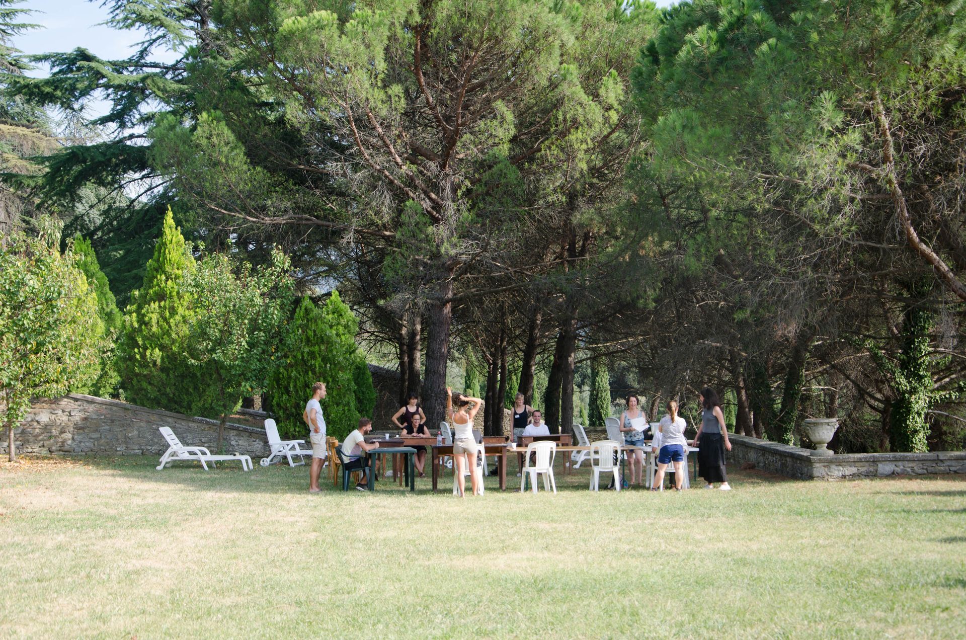 2016 · Cortona. Dialogue in the garden